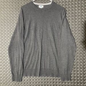 Old Navy Grey Pullover Crew Neck Casual Wear Comfort Sweater‎ Men's Size Large